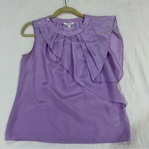 Brooks Brothers Silk Lavender Blouse size 4